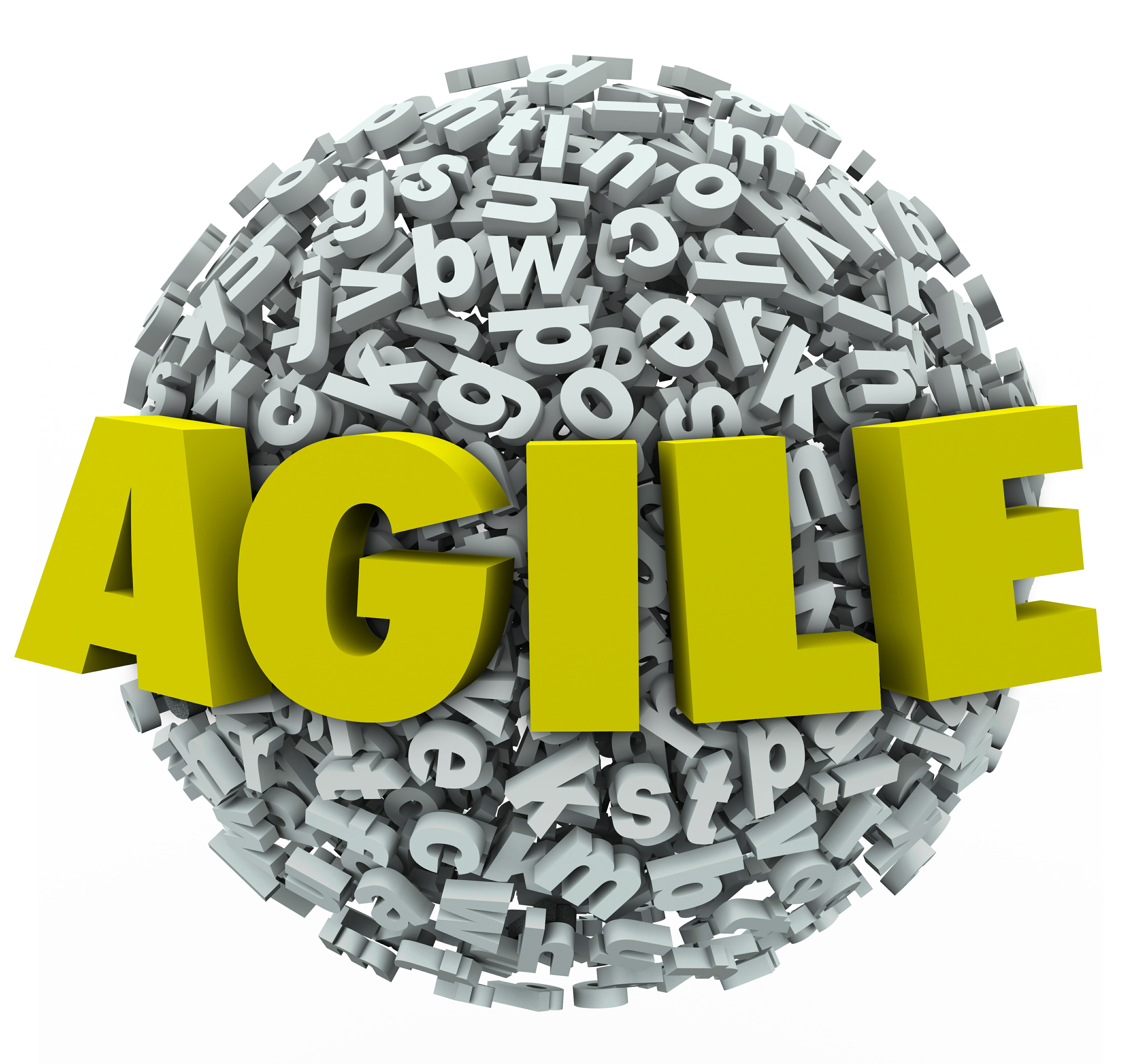 agile-word-3d-letters-sphere-change-adapt-lowry-solutions