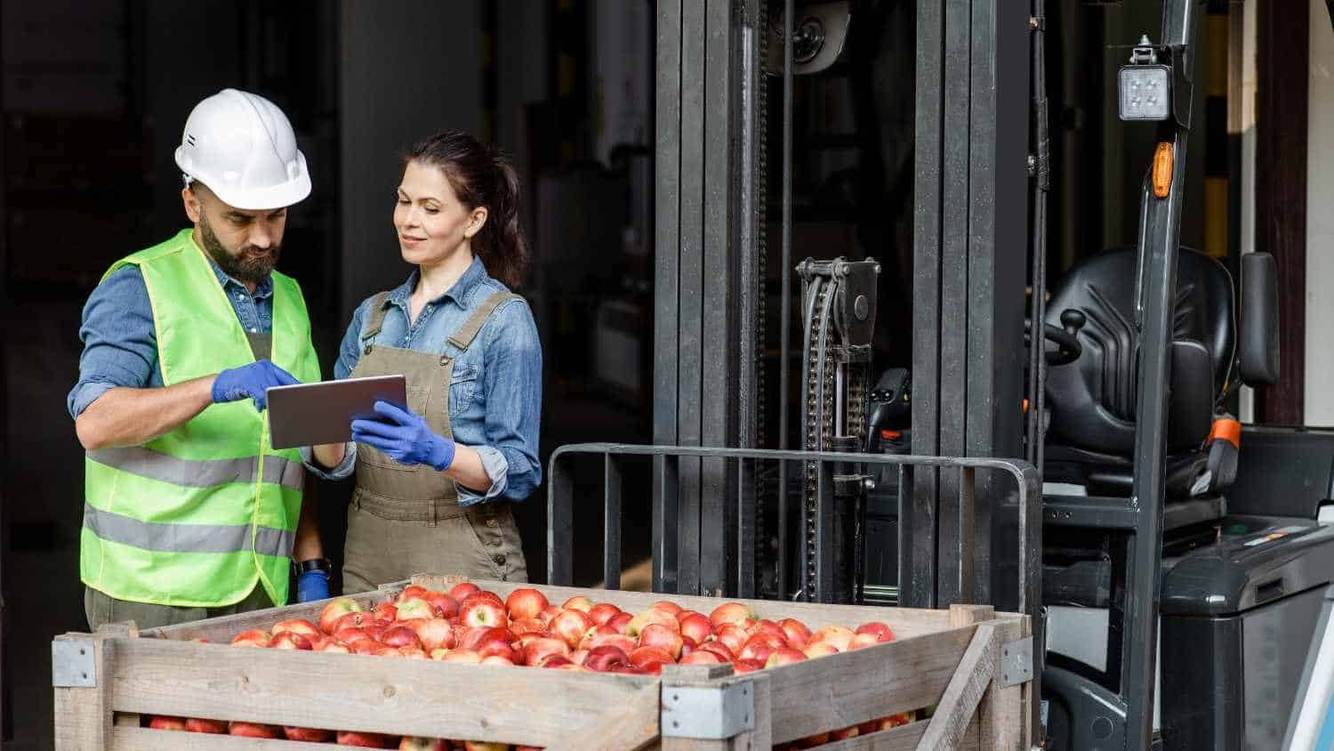 Food traceability system within a supply chain