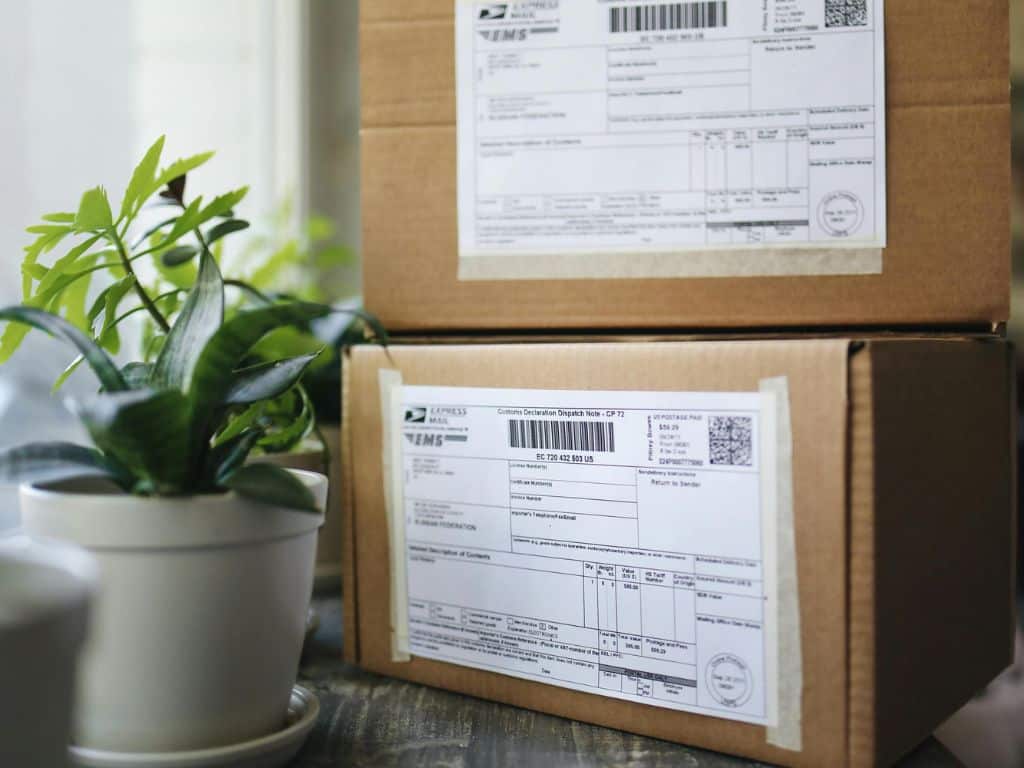box with labels